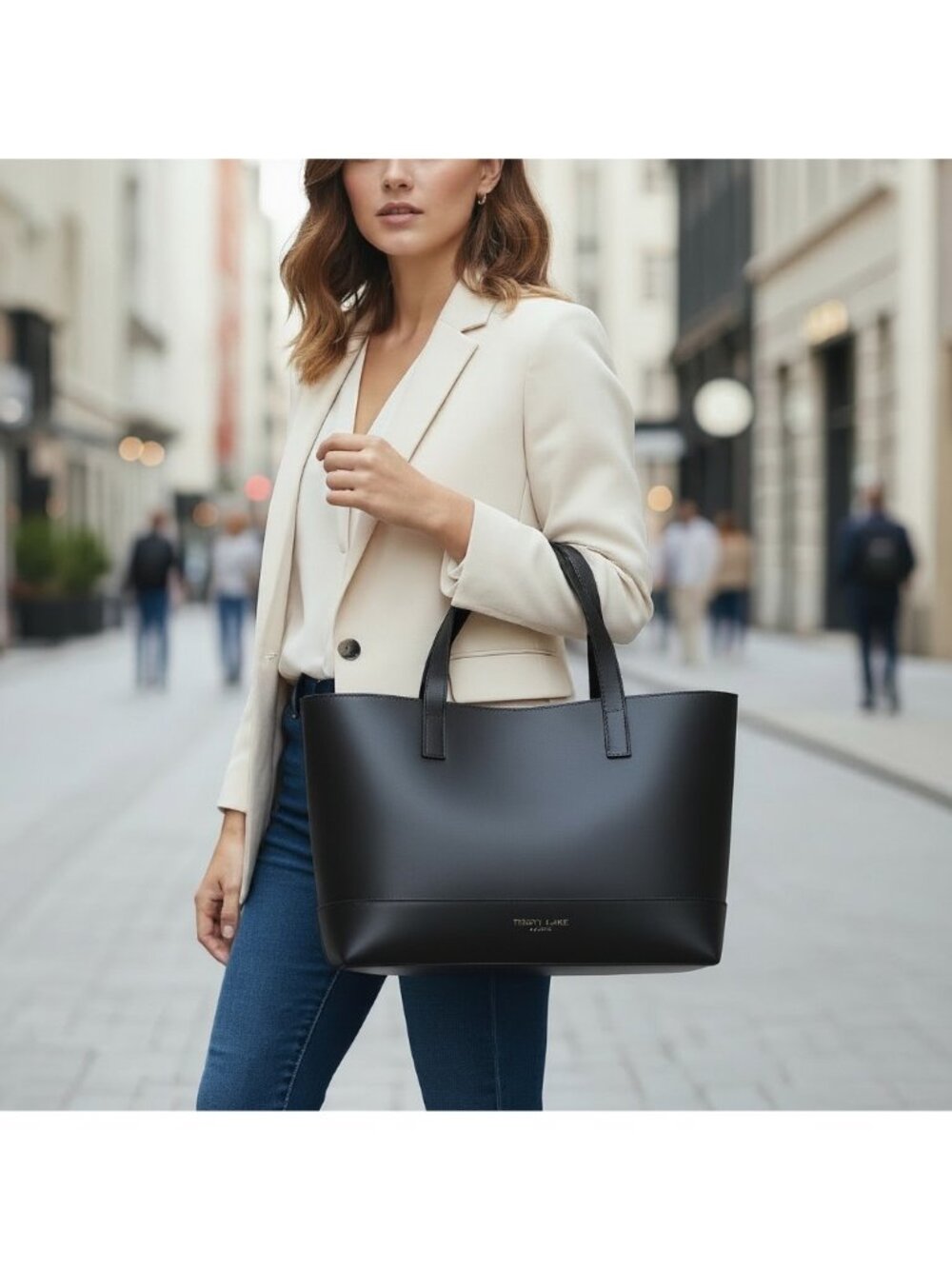 Authentic Teddy Blake Alice Luxury Handbag Shoulder Shopper Tote Black Leather - Picture 14 of 14